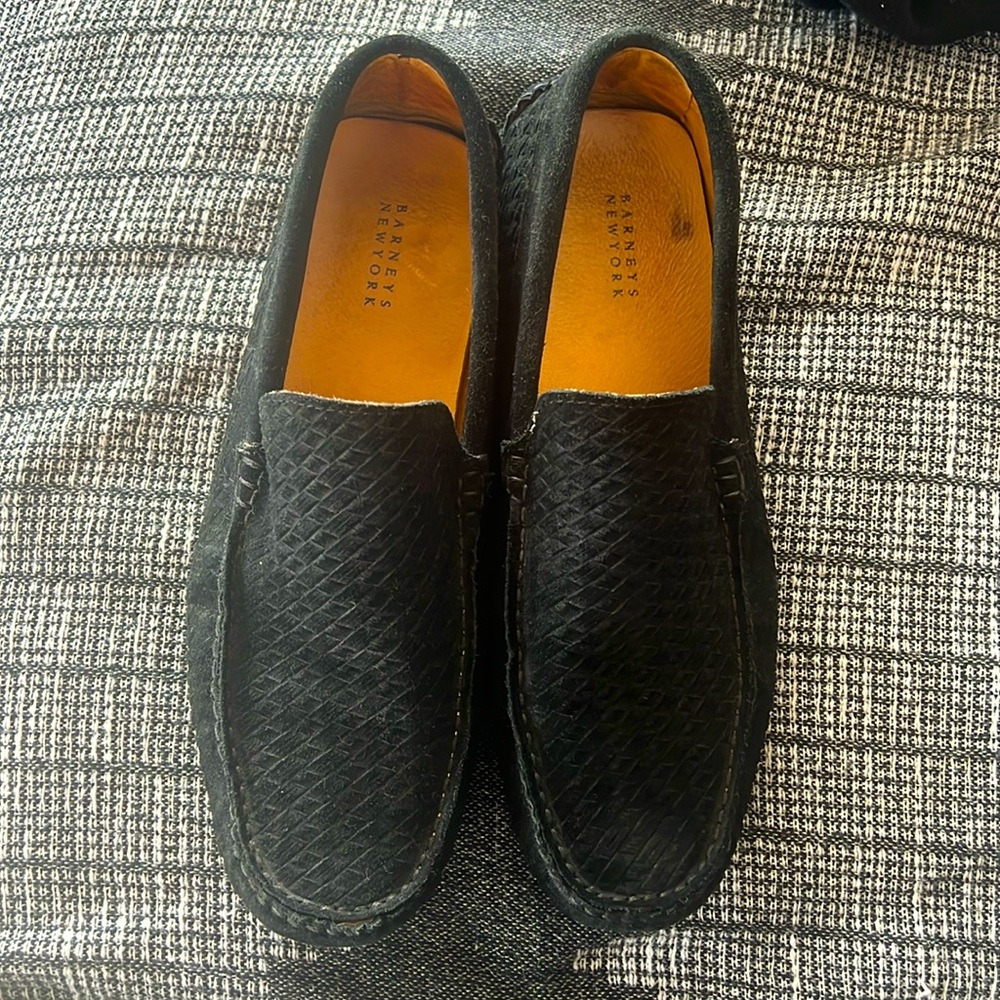 Barney’s New Yorkk suede loafers, size 9